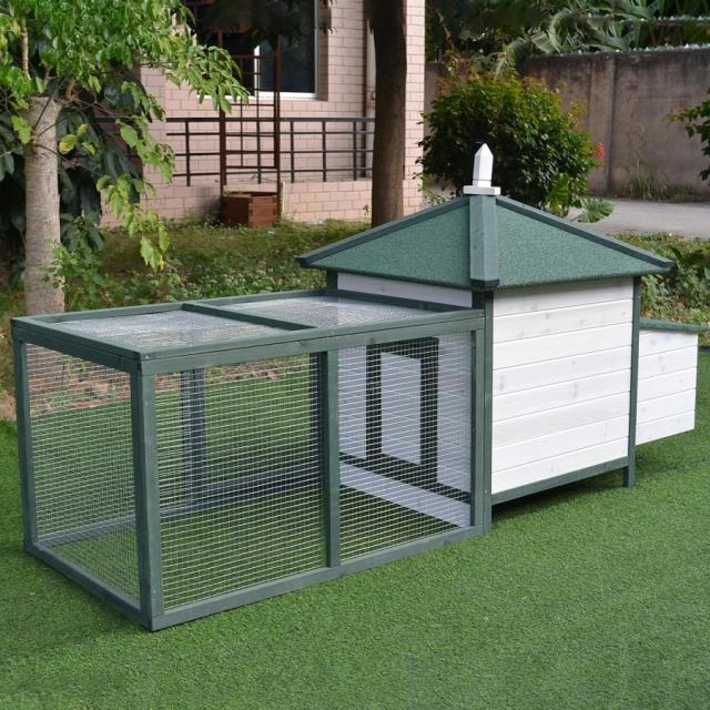 鳥かご 鳥かご鶏かご鶏小屋 屋外 ウサギケージ バニーケージ ウサギ 犬 猫 ペットケージ リス ハムスター 屋外専用日光に強い通気性 取り外し可能なトレイ お手_6