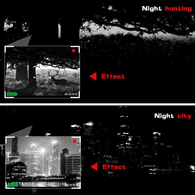 暗視スコープ 暗視鏡 夜間視力 赤外線夜間視野単眼 携帯用軽量 デジタルズーム4倍 7速赤外線調整 広角 ナイトビジョン暗視スコープ 暗視スコープ 録画 赤外線望_6