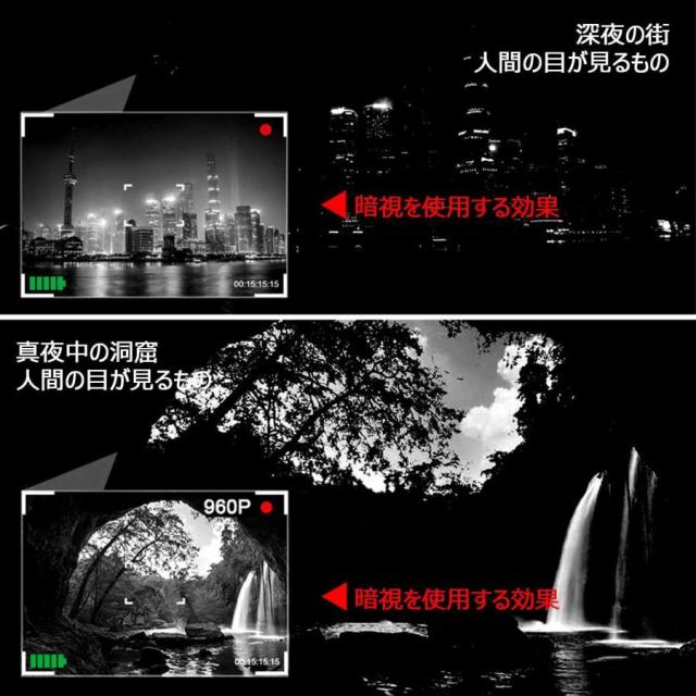 暗視スコープ 暗視鏡 夜間視力 赤外線夜間視野単眼 携帯用軽量 デジタルズーム4倍 7速赤外線調整 広角 ナイトビジョン暗視スコープ 暗視スコープ 録画 赤外線望_7