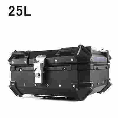 リアボックス バイク 25/36/45/55/65/80/100L トップケース アルミ製品 ブラック シルバー 大容量 ツーリング 持ち運び可能