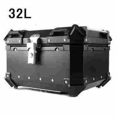 リアボックス バイク 25/36/45/55/65/80/100L トップケース アルミ製品 ブラック シルバー 大容量 ツーリング 持ち運び可能
