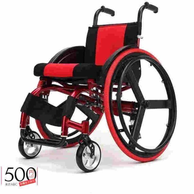スポーツ車椅子手動車椅子折りたたみ衝撃吸収キャリングトロリースロープ軽量車椅子リハビリ治療用品