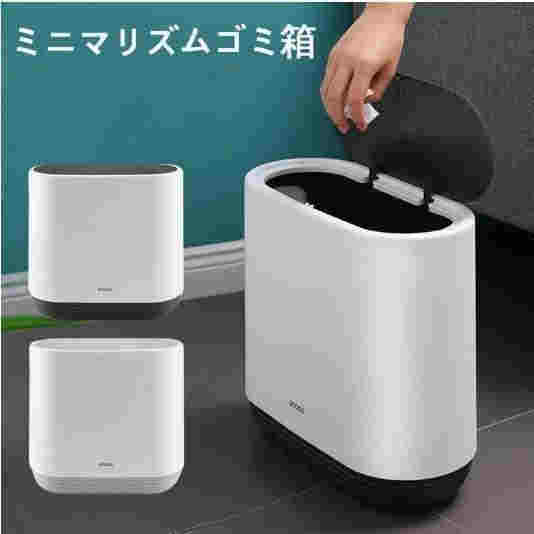 人気新品ゴミ箱 密閉ダストボックス スリム ふた付き10リットル 薄型 インテリア雑貨 ごみ箱 生ごみ 生ゴミ