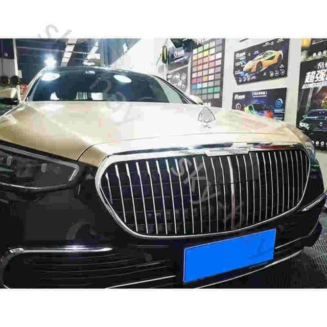 メルセデスベンツ Sクラス W223 2021 高品質 パナメリカーナ グリル マイバッハ Maybachルック フロントグリル_6