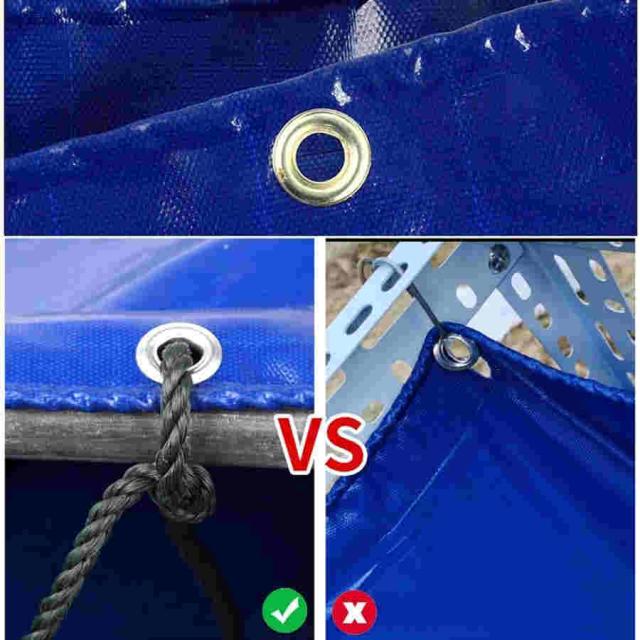 農業 養殖魚 キャンバスプール、 0.45mm キューブ 魚のいる池のライナー 海水魚の場合、 一時的 貯水 貯蔵タンク ガーデンパティオ用 (Color : Blue ）