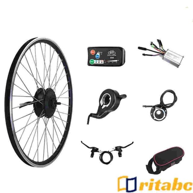 電動自転車変換キット36V500WE-Bike変換キット電動自転車キットE-Bike電動自転車ブラシレスモーターハブ16\