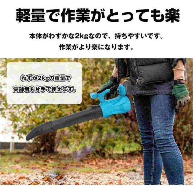 バッテリー付き ブロワー 充電式 電動ブロアー コードレス ブロワー ハイパワー 掃除機 集塵 両用 落ち葉集め 吹き飛ばし 業務用 家庭用