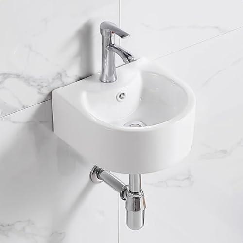 流し台 屋外 キッチン シンク 流し台 手洗い器 壁掛け 手洗器セット陶器製簡易洗面台 キッチンシンク シングルシンク 簡易洗面台 温水および冷水の蛇口付き