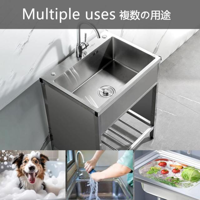 ステンレスシンク キッチンシンク シングルシンク 流し台 ステンレス製