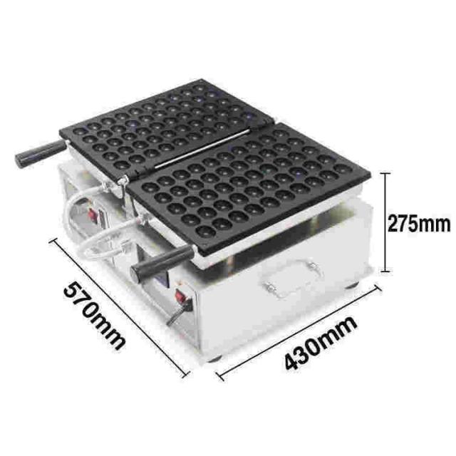 新品ベビーカステラ　ストリートフード商業用ケーキメーカーデジタルディスプレイ付き　ベビーカステラメーカーワッフルメーカー110V（穴は50個です）の通販は