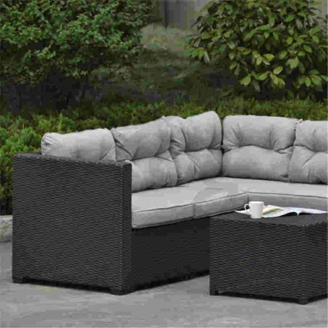 ガーデンソファー 四人掛け ラタン調 ガーデンファニチャー ガーデン