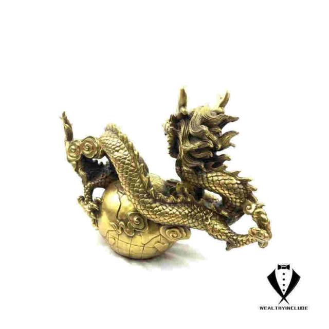 特大圧倒的なパワー龍の置物 銅製(真鍮) 横幅50cm 龍 龍の置物 龍神 竜 置物 銅製 開運 金運 成功_7