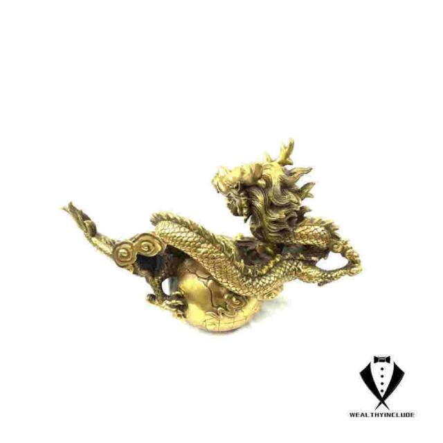 特大圧倒的なパワー龍の置物 銅製(真鍮) 横幅50cm 龍 龍の置物 龍神 竜 置物 銅製 開運 金運 成功_8