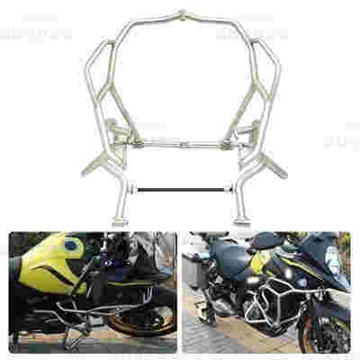 Suzuki v-strom 650用燃料タンクプロテクター 上下エンジンガード ハイウェイクラッシュバー dl650 2019-2020