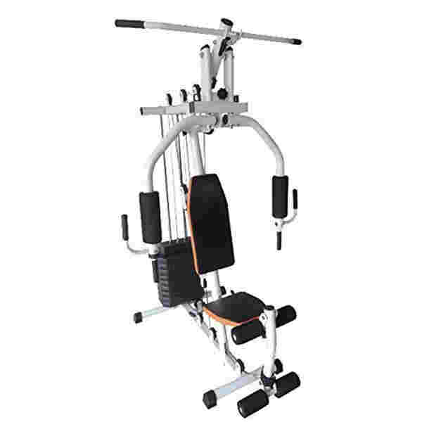 ホームジム 白 ホワイト フィットネス 筋トレ器具 トレーニング器具 自宅 トレーニング ジム マシン 筋トレ マルチマシン ウェイト 耐荷重約100kg 105wh