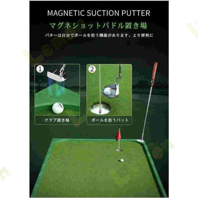 パターグリーン　パターマットゴルフパター練習マット　ゴルフグリーン パター練習器具 ゴルフパター練習器具_3