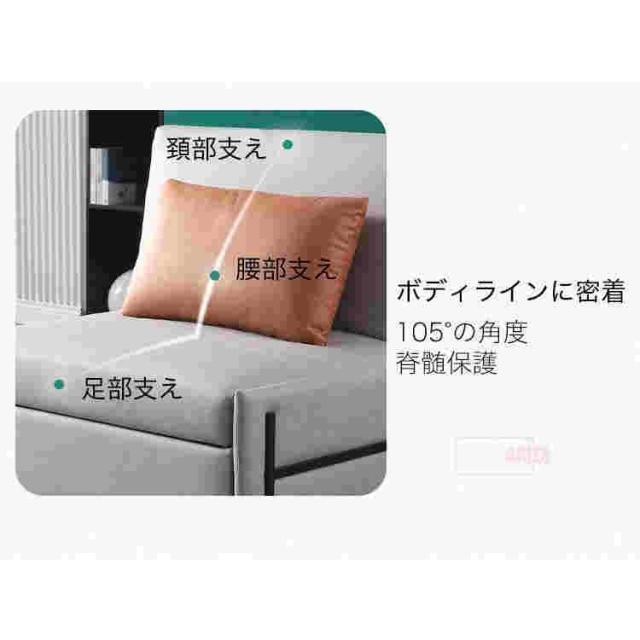 ソファー ソファベッド おすすめ 人気 1人掛け ソファーベッド リビング　書斎　リクライニング可能　シングルソファ ベンチ 収納_10