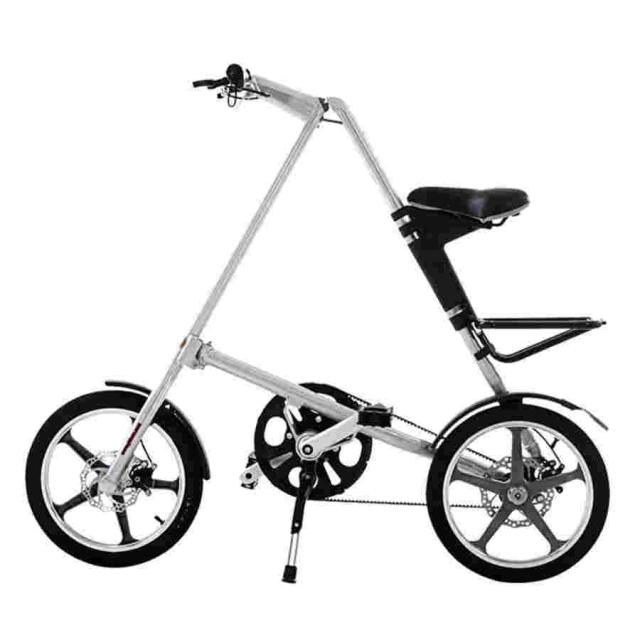 美品　G.M.C. シルバー折りたたみ自転車 シルバー折りたたみ自転車 美品 G.M.C. シルバー折りたたみ自転車 美品