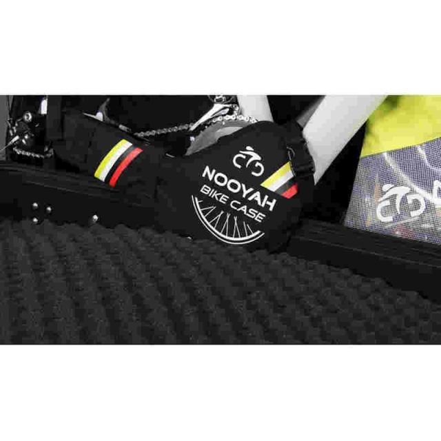 自転車自転車航空便トラベルハードケースボックスバッグ、往復トランジションバイクトラベルケース輸送機器_5