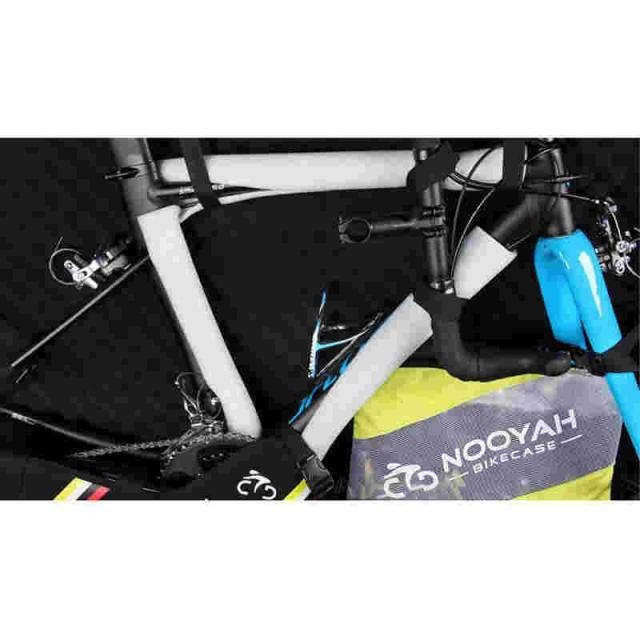 自転車自転車航空便トラベルハードケースボックスバッグ、往復トランジションバイクトラベルケース輸送機器_6