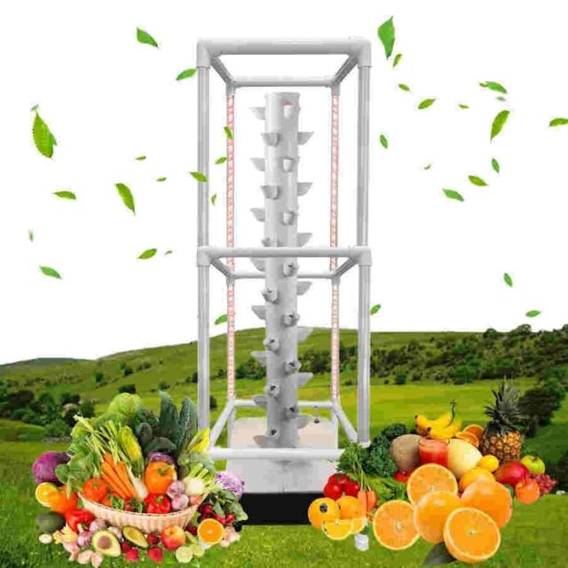 水耕栽培タワー成長システム 室内用 垂直栽培15層45穴