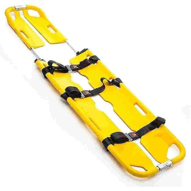 担架 ストレッチャー 折りたたみ 緊急救助用 プラスチックポータブルスクープストレッチャー 簡易 軽量 多機能 調整可能 患者移動用シート 緊急 非常用 軽量