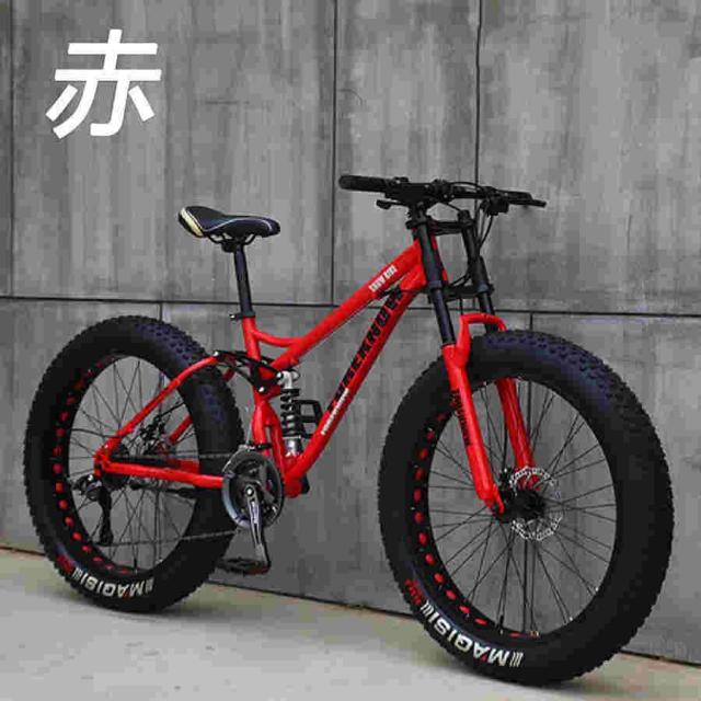 ビーチスノーモービルファットバイク変速自転車フルサスペンションMTB
