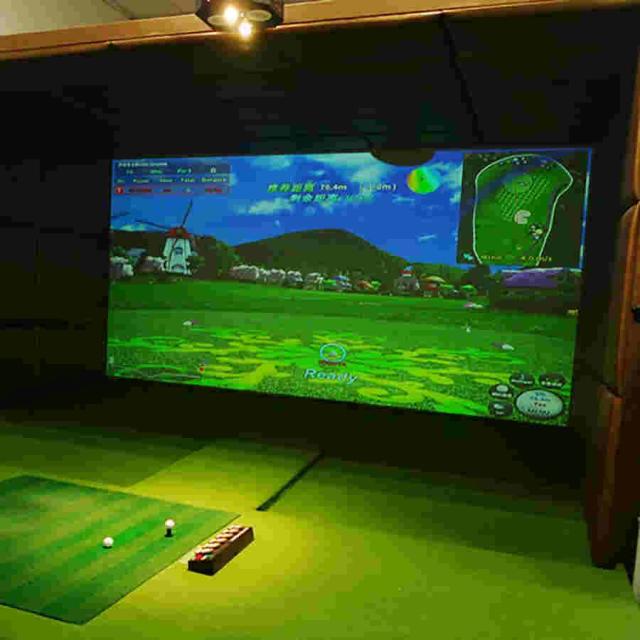 家庭用ゴルフシミュレーターインパクトスクリーン初心者向けゴルフトレーニング用大型プロジェクションスクリーン(300 x 400 cm(118\