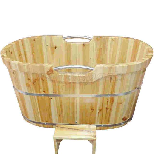 特売！実用品★品質保証！ 厚い　シャワーバケツ　木製　美容院　お風呂　成人　風呂バケツ　サウナ　家庭用　シャワー浴槽