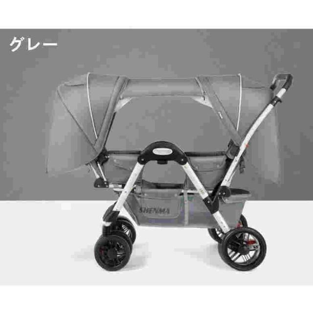 ベビーカー（バギー）二人 双子用 対面 双子用 丈夫 軽量 おすすめ_7