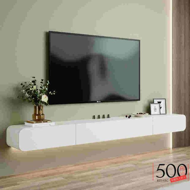 テレビ ローボード - フローティングテレビ台 - テレビフローティングシェルフ - テレビ台 壁掛け式、120/160cmウォールマウントメディアコンソール、ホワイトフの通販は 25,577円