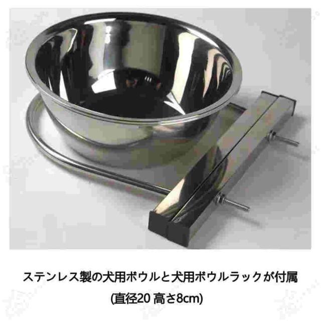 テンレス製の犬用ケージ 高耐久性大型犬用小屋 大型 犬 折りたたみ ケージ 犬用ボウル、トレイ、回転車輪付き_1