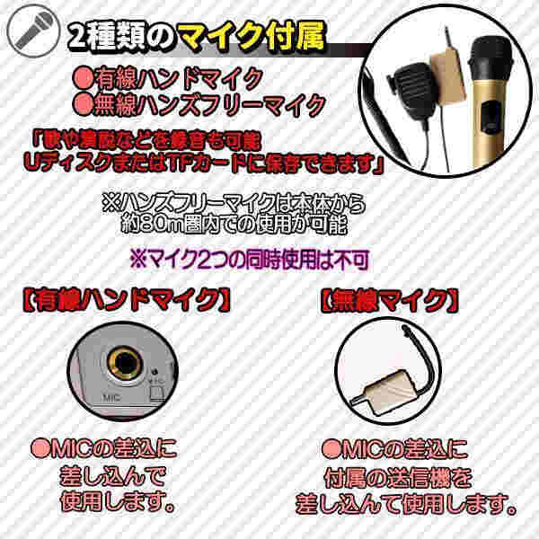 スピーカー 大型 Bluetooth 車 置き型 車載用 ホワイト マイク付き 防水 屋外 車用 白 ワイヤレス 無線 有線 業務用 会議 大音量 MP3 マイク 200W 12V_2