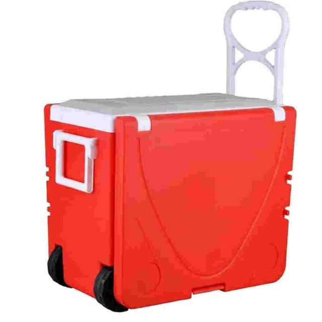 クーラーボックス キャスター付き 2way 箱型 28L大容量 折りたたみ 水入れ可 冷剤入れ可 保冷 保温 防水 軽い クーラーバック冷蔵ボックス アウトドアテーブル_1