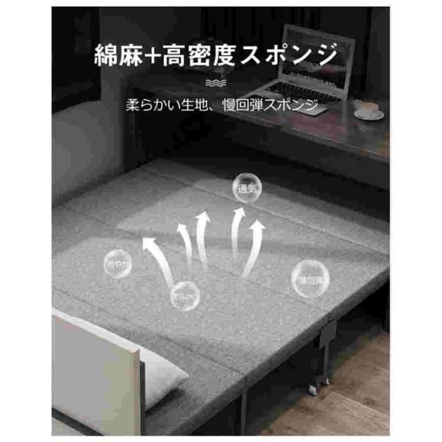 ベッドテーブル 折り畳みベッド 折りたたみテーブル付き 実用性 コンパクト おしゃれ カウチ ベッド 北欧風 デスク アンティーク テレワーク_11