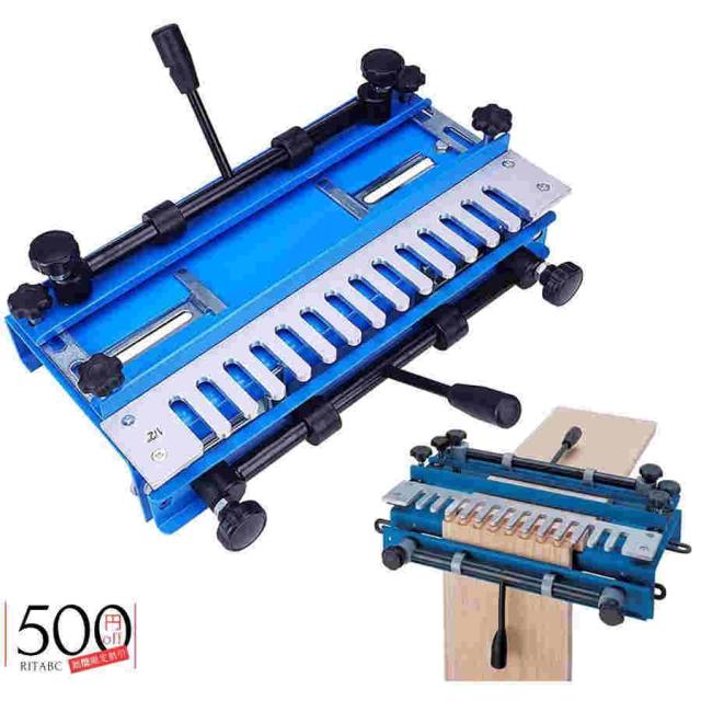 300mm/12インチ木製ダブテールジグ、1/2インチ金型付き木工ダブテールマシン、半透性ダイキャストジョイントほぞ穴大工道具、最大厚さ20mm