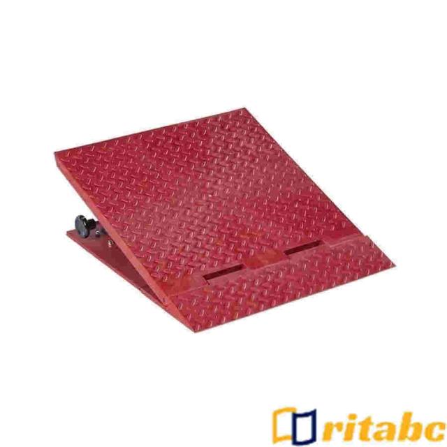 病院上り坂マット、滑り止めポータブルサービススロープ障害者用車椅子用スロープ屋外高さ調節可能な三角形パッド/Red/50*56*13.5-22Cm 病院上り坂マット、滑り止めポータブルサービススロープ障害者用車椅子