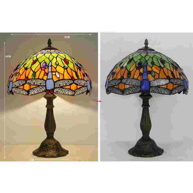 テーブルランプ アンティーク ステンドグラス 卓上ランプ 綺麗な卓上