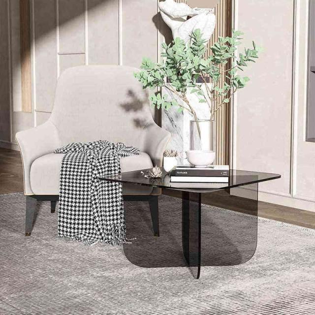 スクエアアクリルサイドテーブルエンドテーブル透明アクリルテーブル