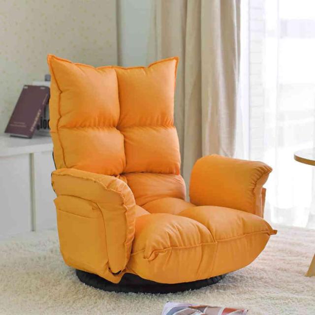 360°回転リクライニング座椅子 調節可能肘掛け付