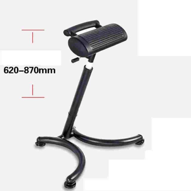 調整可能な人間工学に基づいたスタンディングスツール、スタンディングデスクチェア、62-87CM、背中の痛みや緊張に逆らって、滑り止めのボトムパッド、ダイナミ