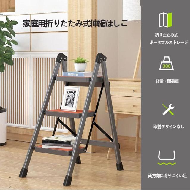 はしご 伸縮 5m 150kg 家庭用 業務用 災害 防災 日本語説明書付 はしご