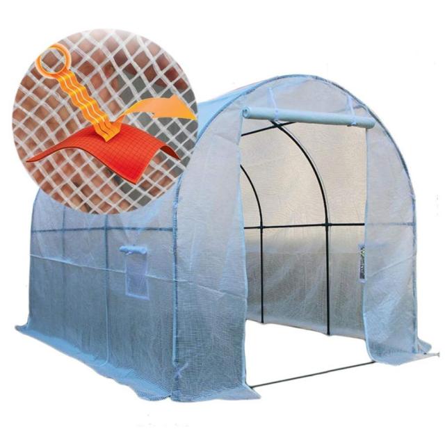 ビニールハウス 温室 大型ポータブルウォークインガーデン温室、果物、野菜、植物、および花用の屋外パティオホットハウス、長さ2m / 3m / 4m / 5m / 6m 家庭用
