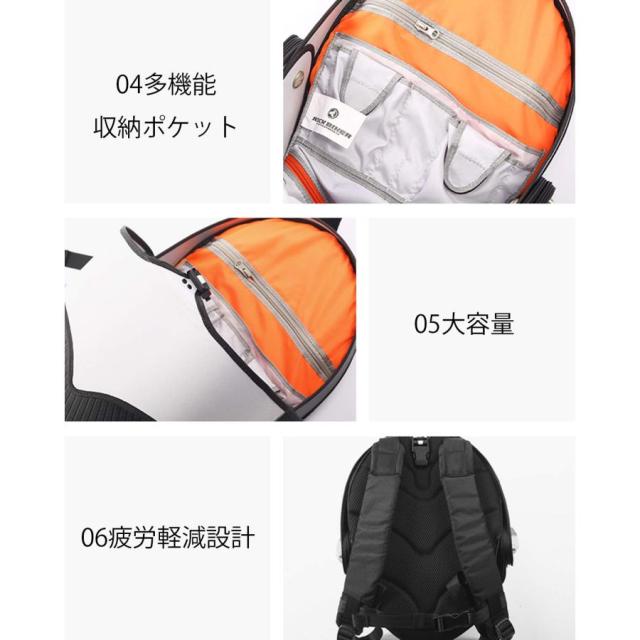 バイク用 登山 旅行 ツーリング 防水バッグ リュックサック ヘルメットバッグ パンゴリンデザイン オリジナル (黒 Ｌ)_3