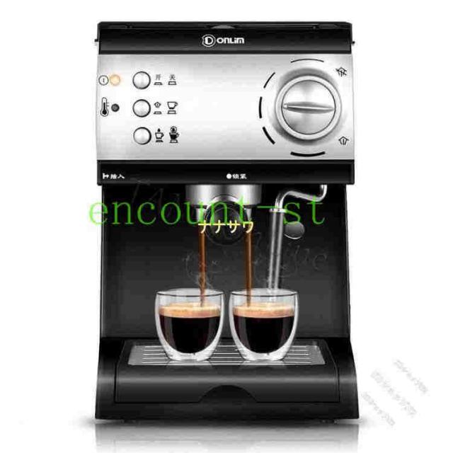 イタリア製 20バー高圧蒸気半自動エスプレッソコーヒーマシン 家庭用 業務用 ミルクバブルコーヒーメーカー