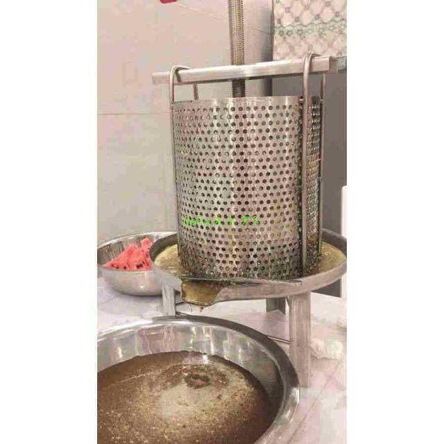 蜜を絞り器 蜂蜜分離器 手動 ステンレス蜂蜂蜜抽出ハニカム 蜂蜜押さえ ドラム養蜂農場 養蜂器具 圧縮製蝋器_8