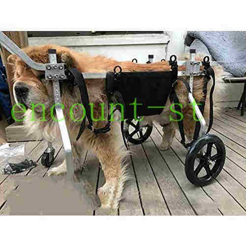 犬用車椅子犬用カート、ペット、手足、身体障害者、歩行、大型小型犬、調節可能、4輪、1.5 kg?50 kg、障害者用に で利用可能_5