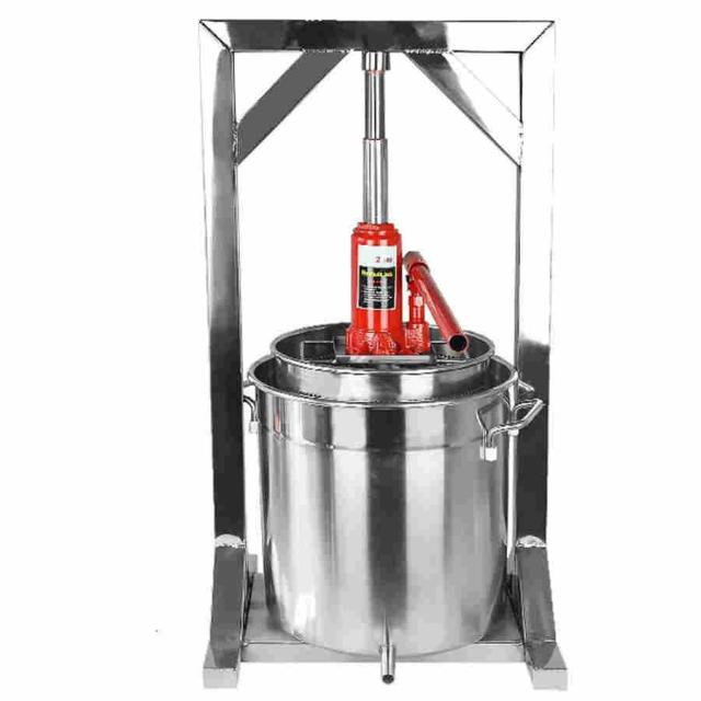 蜜を絞り器 蜂蜜 蜂蜜分離器 手動 蜂蜜濾過器 遠心分離機 はちみつ 蜜蜂ワックス 蜂蜜絞り機 ジャック 2トン 2T 養蜂農場 ステンレス (23L)