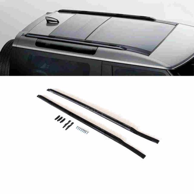 【アルミ合金製 】ルーフラック ランドローバー ディフェンダー110 2022年 2023年 に適用 ブラックルーフキャリア ルーフラック組立式の通販は