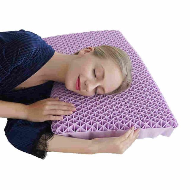 枕 高反発 快眠枕 安眠枕 TPE ゲル枕 無重力 体圧分散 増加サイズ 高さ調節可能 肩こり解消 頸椎の修復 洗える ジェル枕 通気性 四季に適し 60*40*8cm